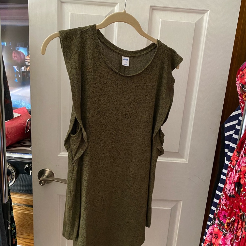 Luxe top, sleeveless